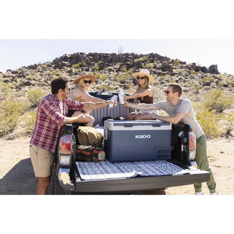 Igloo ICF 80L Dual Zone Fridge / Freezer Blue