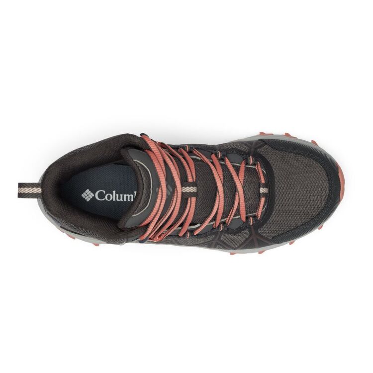 Columbia Women's Peakfreak II Outdry Waterproof Mid Hiking Boots Dark Grey & Dark Coral