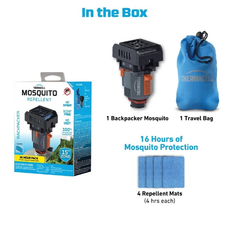 Thermacell Backpacker Mosquito Repeller Grey