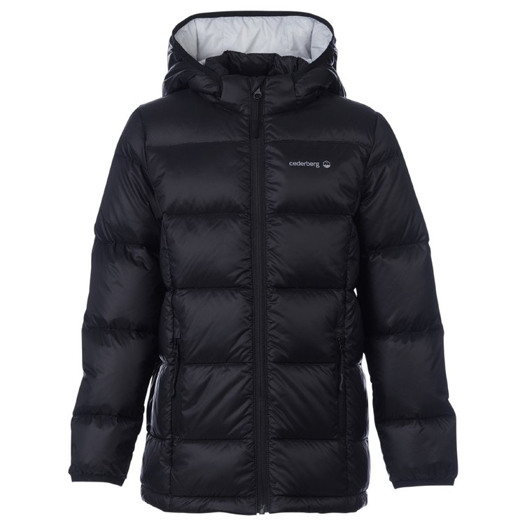 Cederberg Youth Balor Hooded Puffer Jacket Black