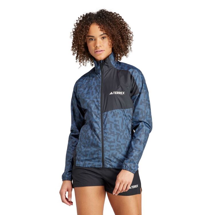 adidas Women's Trail Wind Jacket Wonder Steel/Black