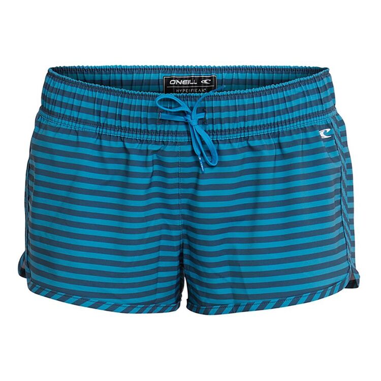 O'Neill Women's Laney 3" Printed Stretch Board Shorts Blue Moon