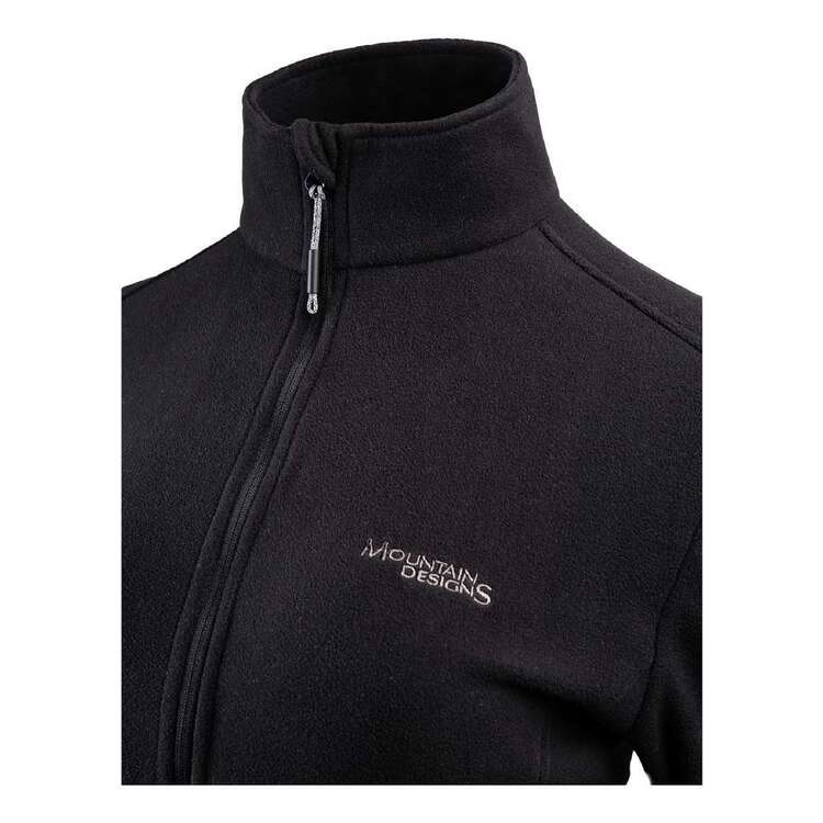 Mountain Designs Women's Navis Full Zip Fleece Jacket Black