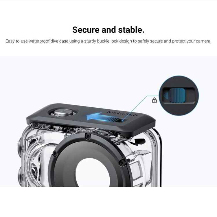 Insta360 GO 3 Dive Case Clear