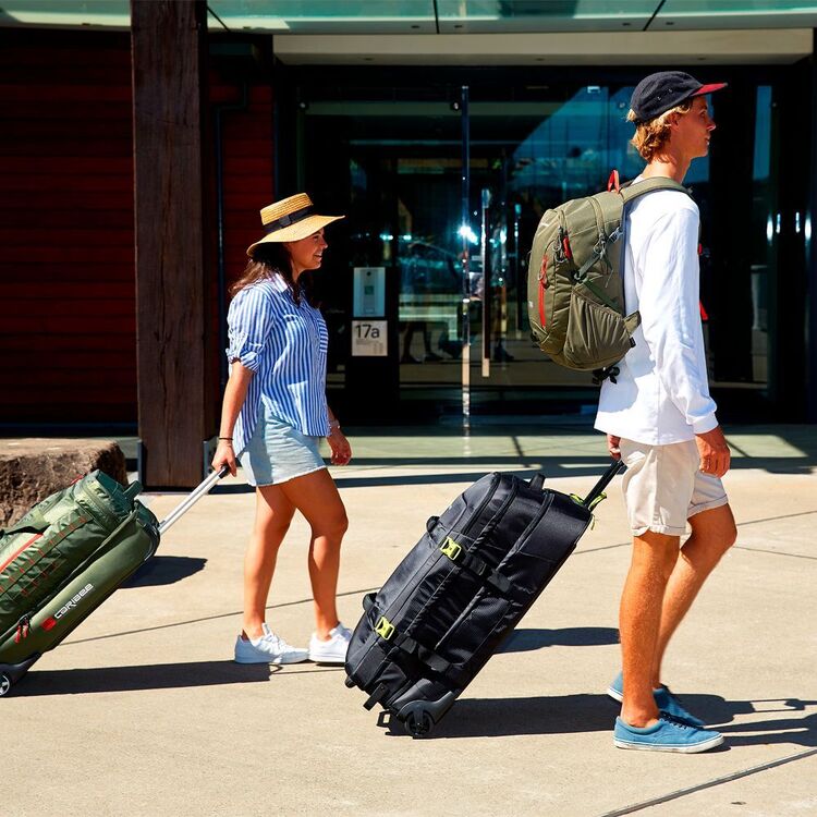 Caribee Scarecrow DX Rolling Travel Bag Black 100 L