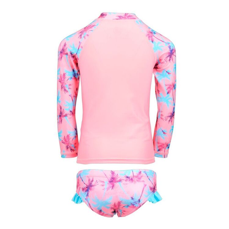 Body Glove Kids Noosa Print 2 Piece Swimsuit Pink