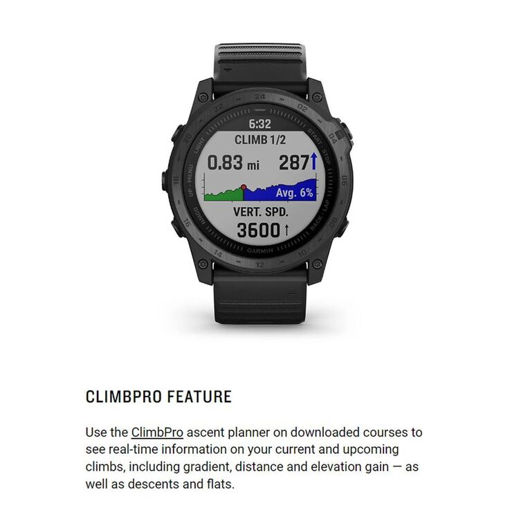Garmin tactix 7 Pro Edition Solar Powered GPS Smartwatch Black