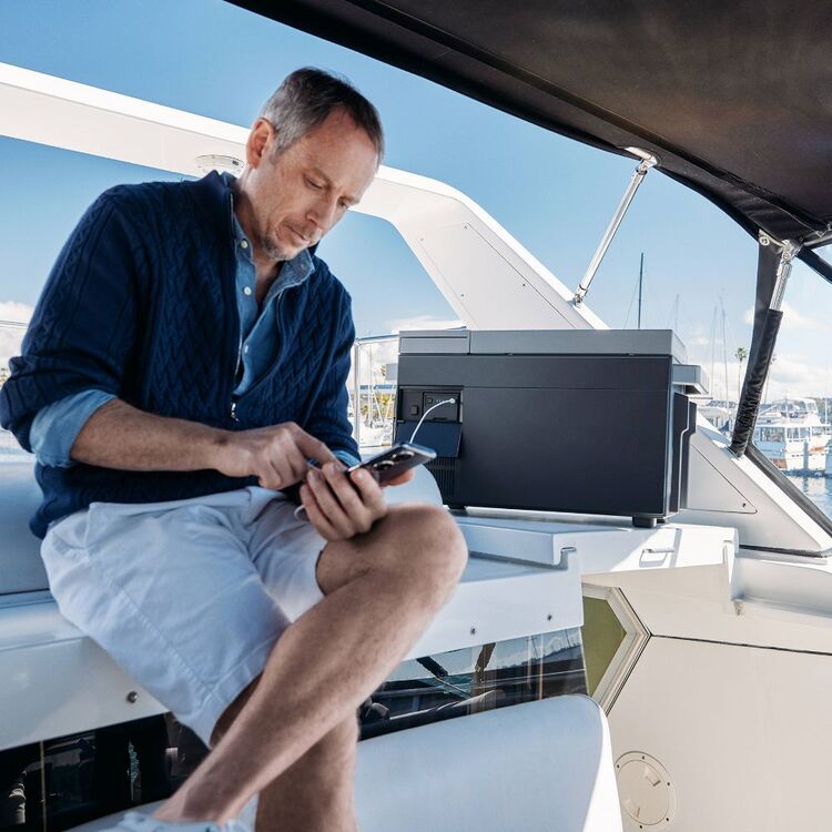 EcoFlow 38L Glacier Dual Zone Portable Camping Fridge Freezer with Ice Maker