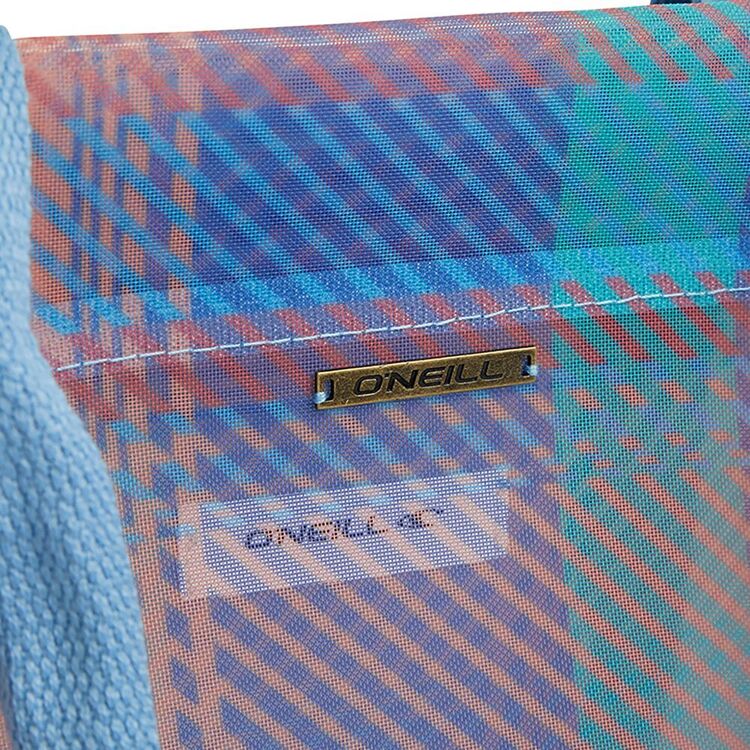 O'Neill Women's Loren Beach Bag Blue Check One Size