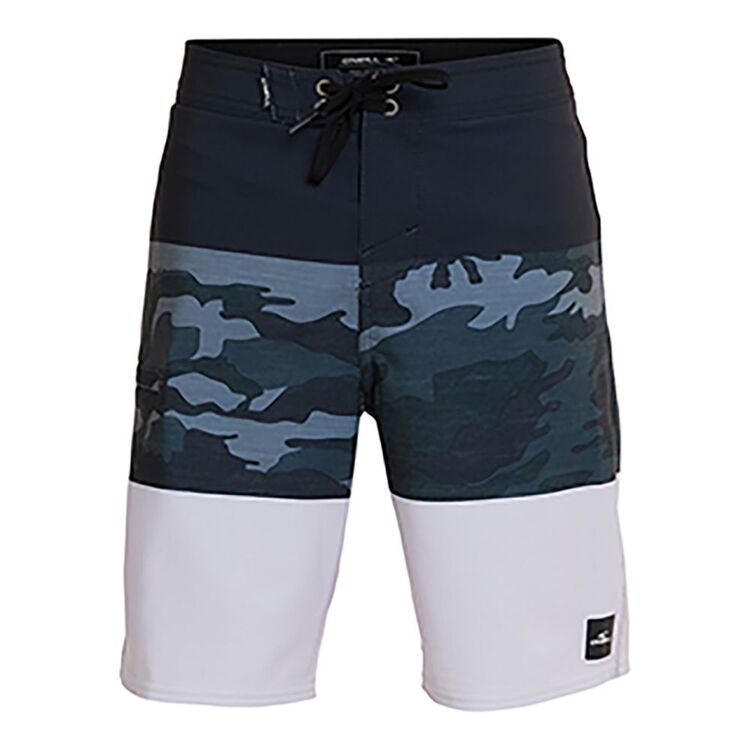 O'Neill Youth Boys Heat 17" Board Shorts Black & Camo