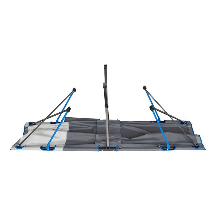 Spinifex Quick Fold X Large Camp Stretcher Blue & Grey