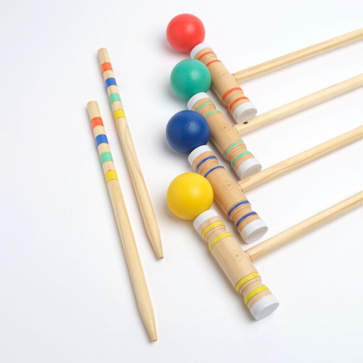 Coconut Grove Croquet Game Rainbow