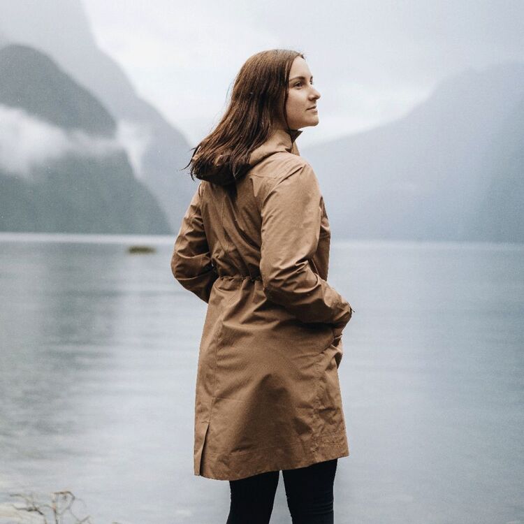 Mountain Designs Women's Josephine Rain Jacket Tan