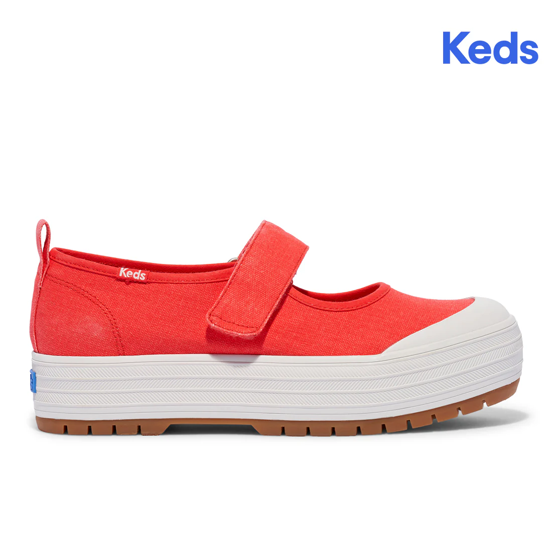 Women's Keds Mary Jane Canvas Red (WF68129)