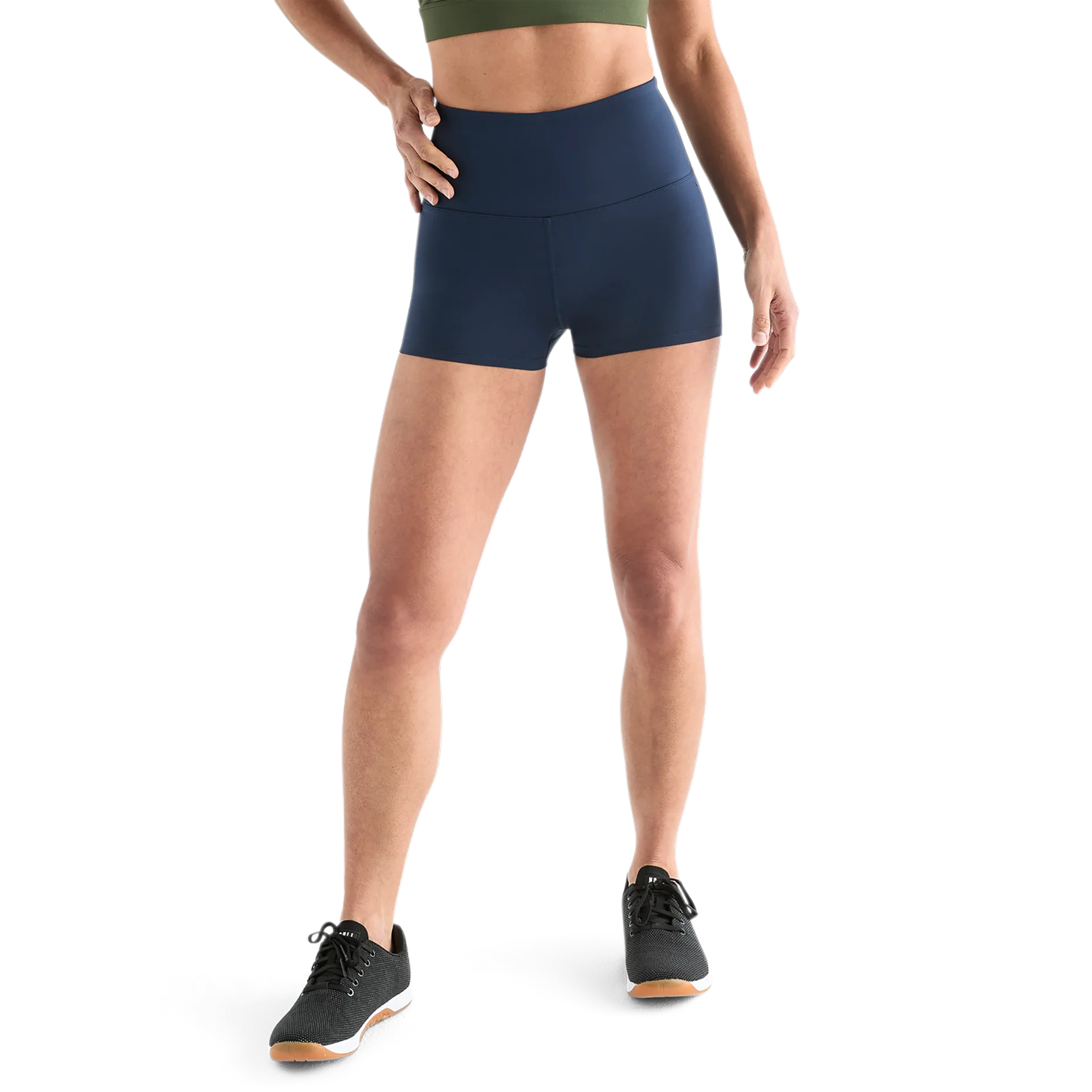 Women's High-Rise Matte Short 2