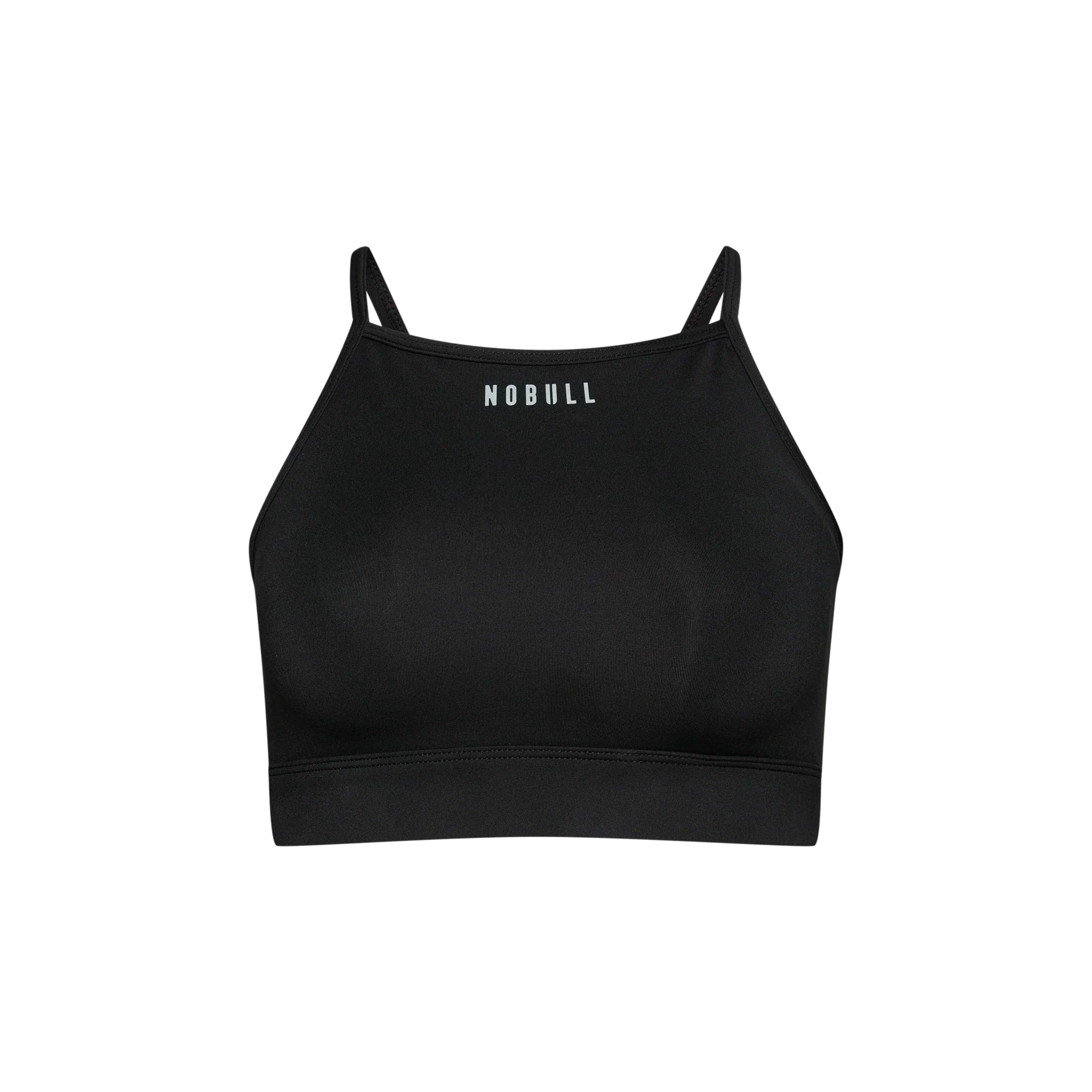 Matte High-Neck Sports Bra