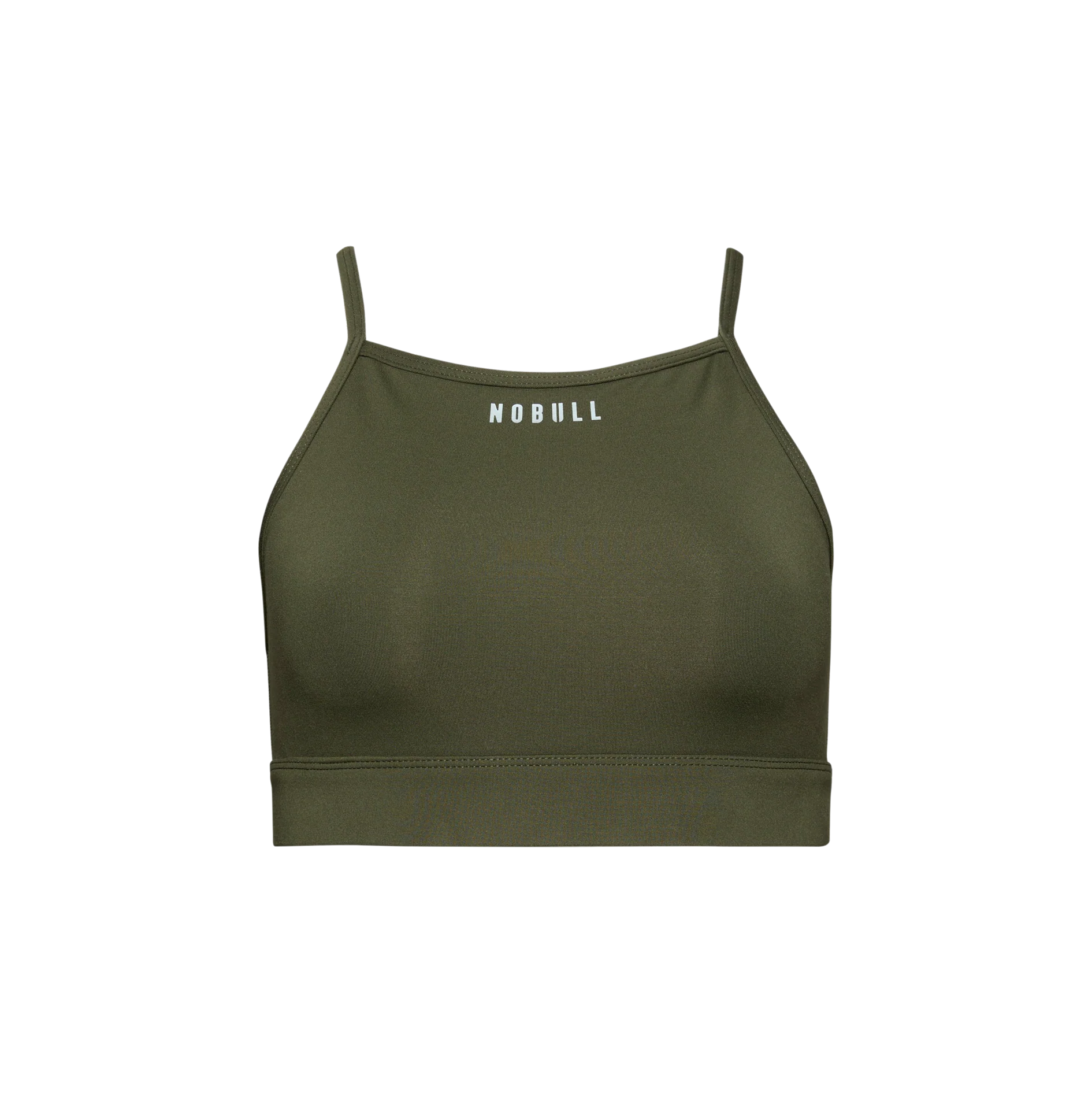 Matte High-Neck Sports Bra