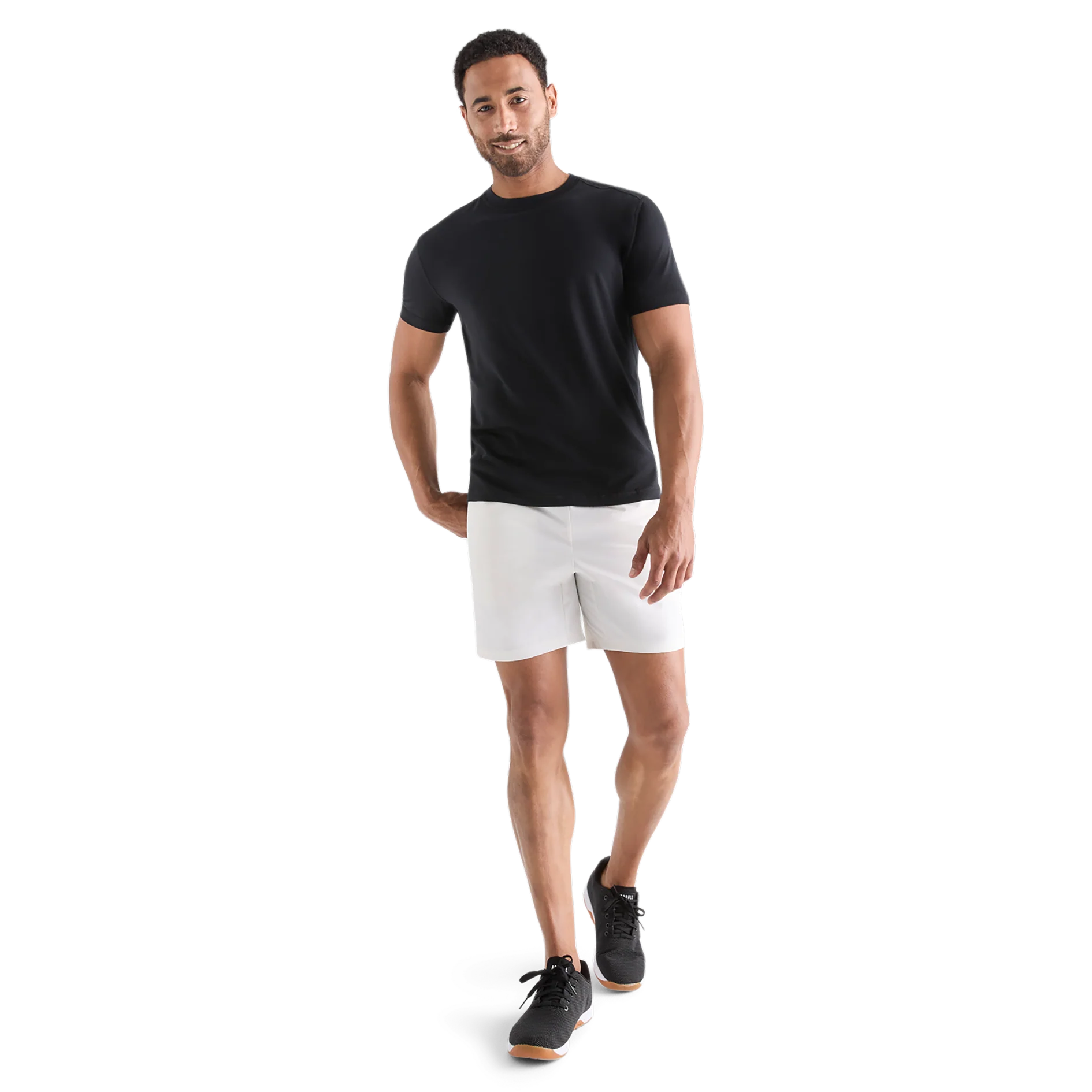 Men's Solid Stretch Short 7