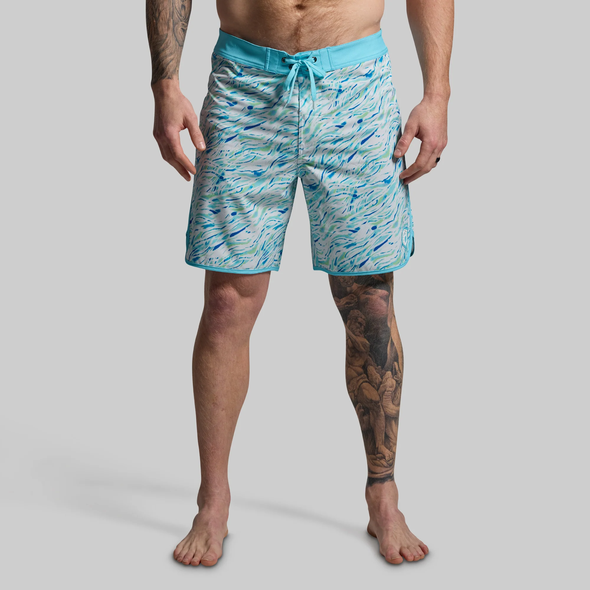 Island Short 8 (Blue Waves)