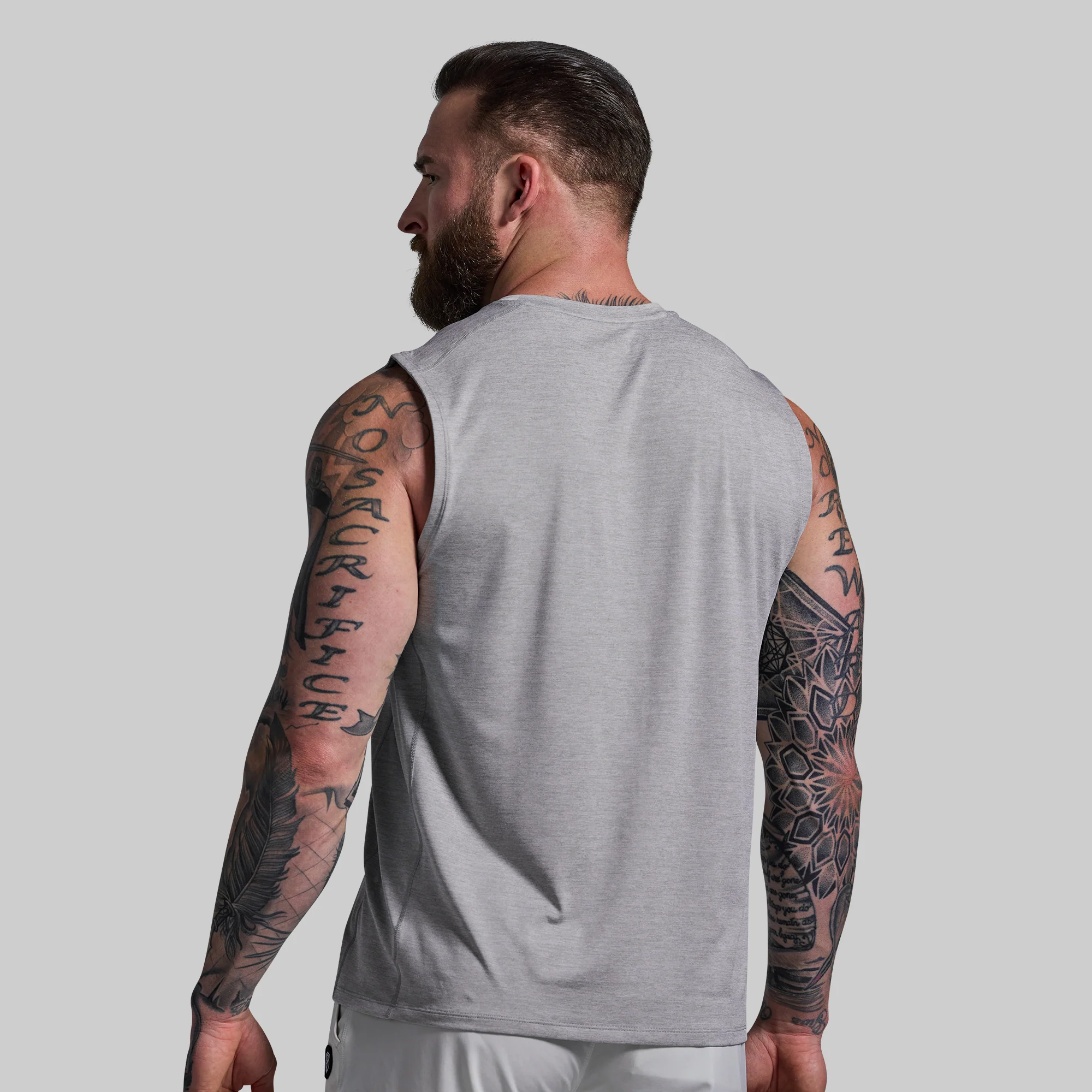 Training Muscle Tank (Light Heather Grey)