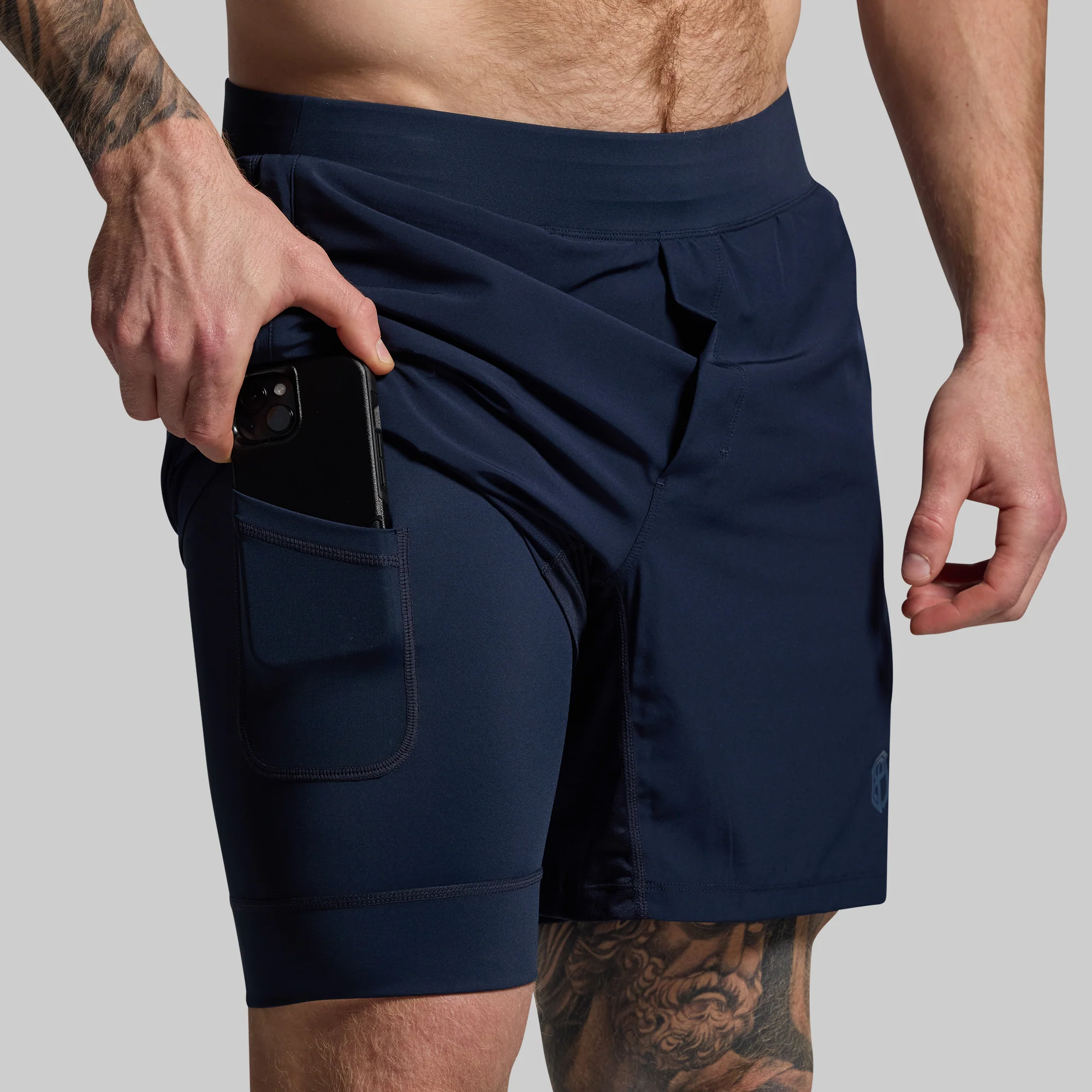 Versatile Short w/ Compression 7 (BP Navy)