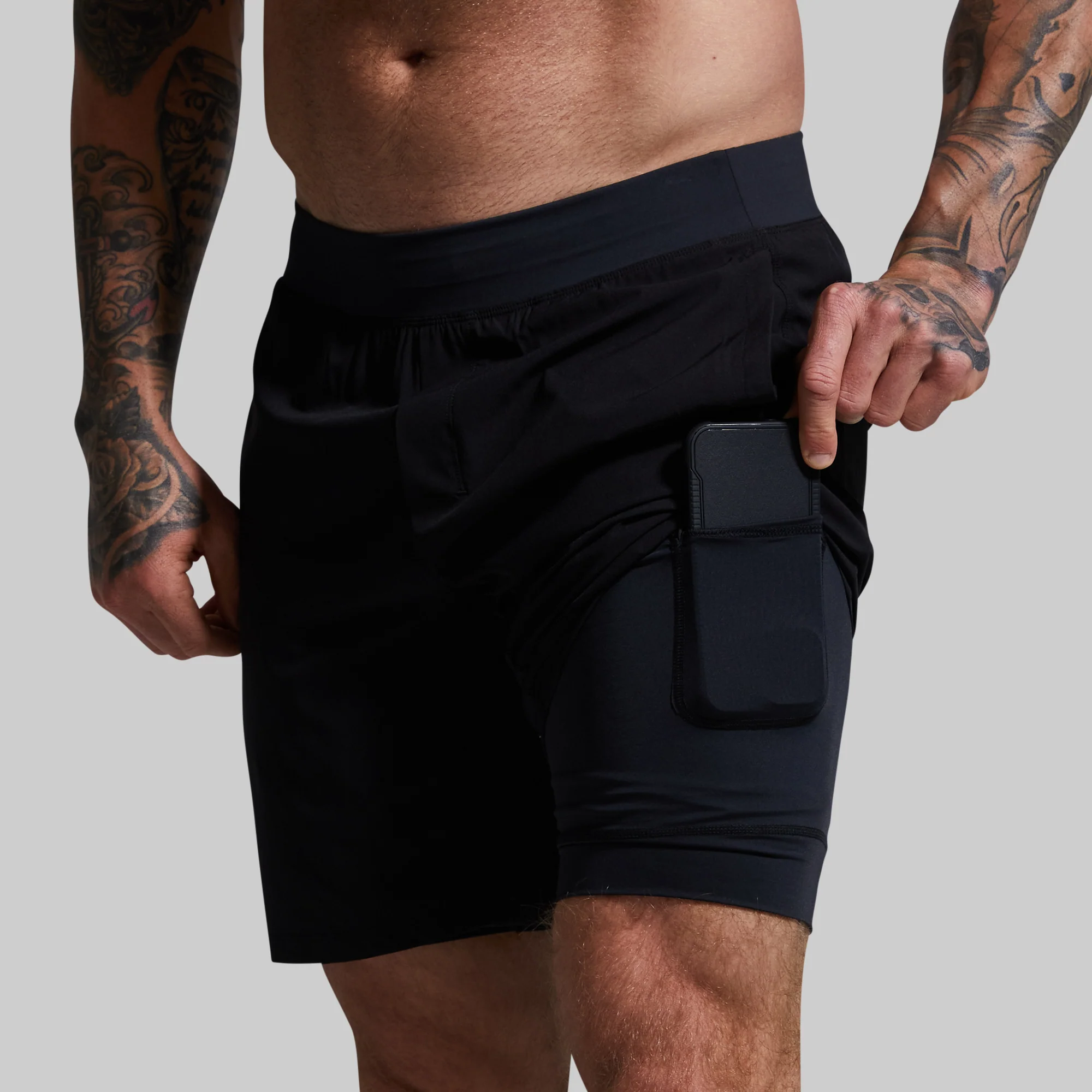 Versatile Short w/ Compression 9 (Black)
