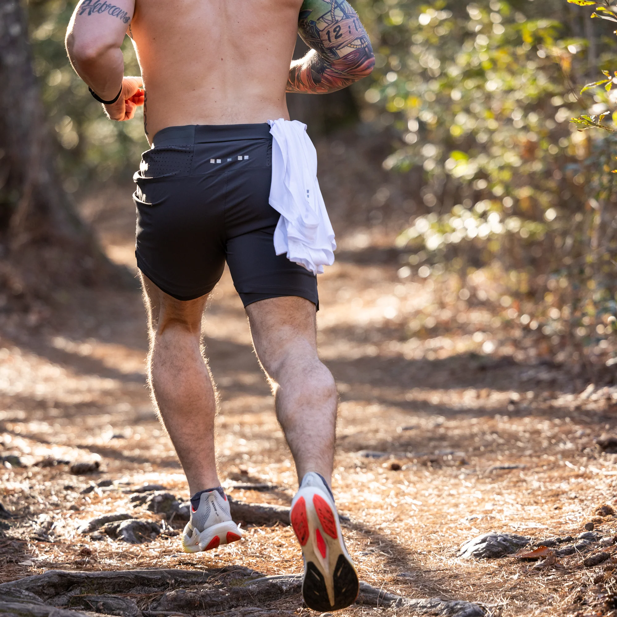 Men's Endurance Short w/ Compression (Gunmetal)