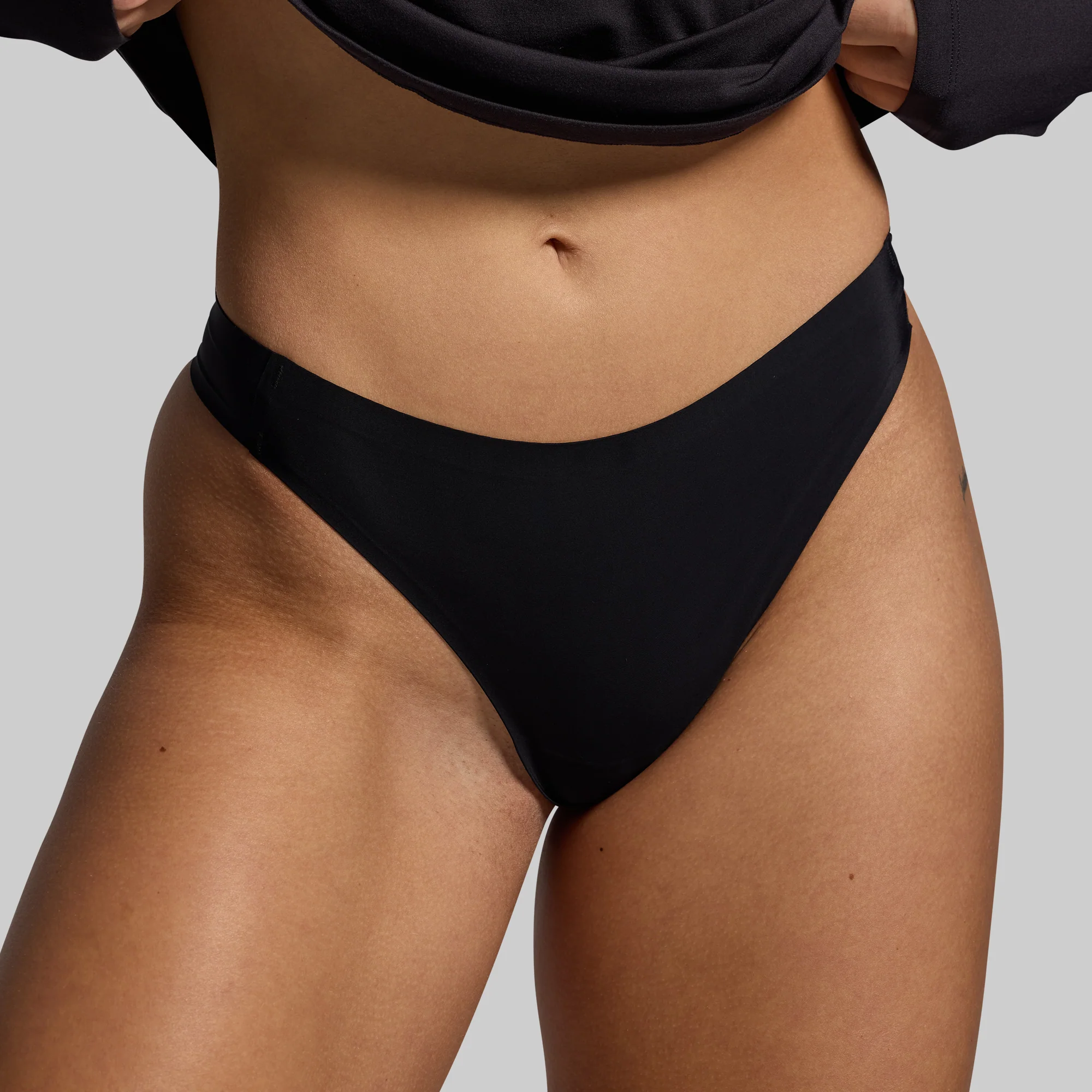 BP Seamless Thong (Black)