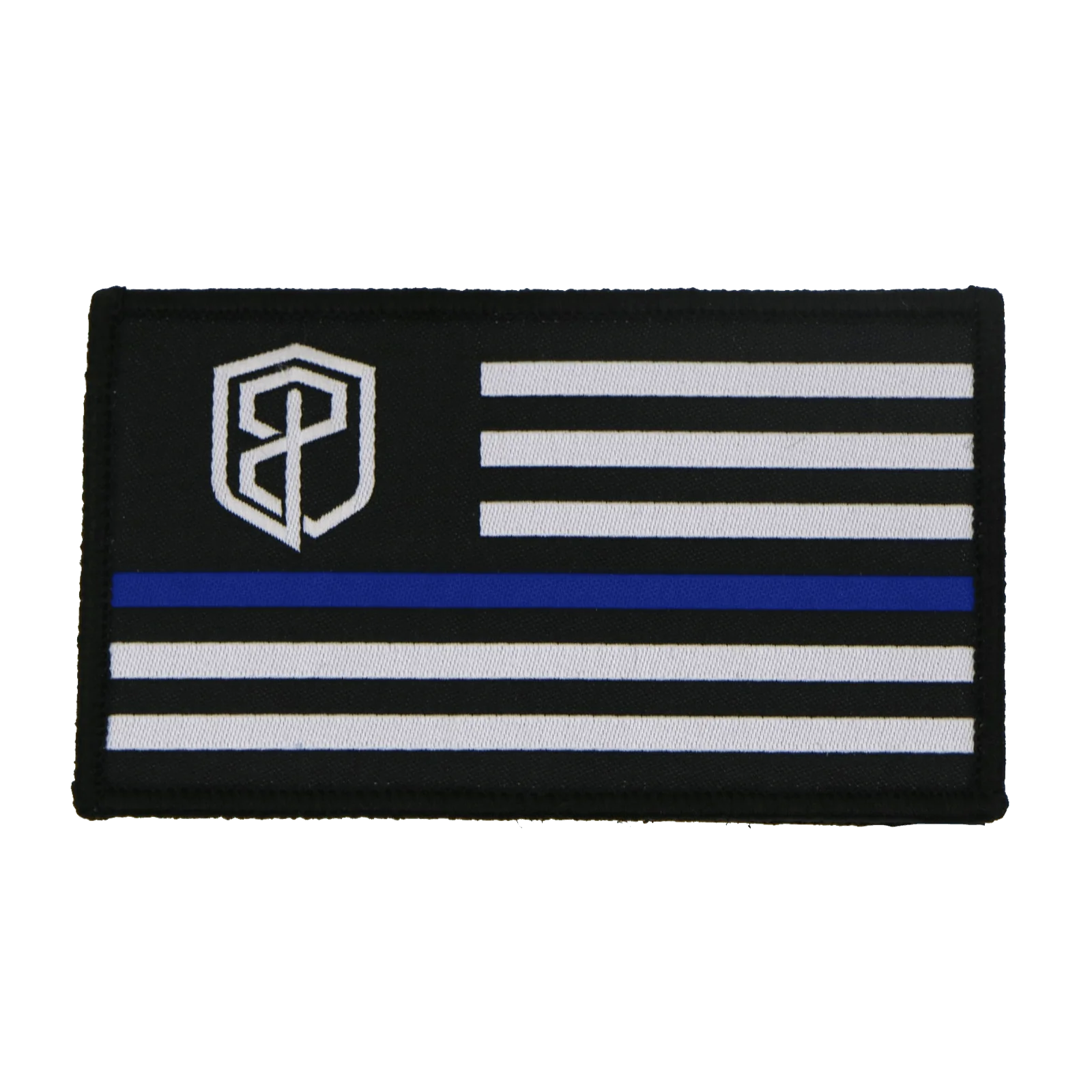 Born Primitive Velcro Flag Patch (Thin Blue Line)