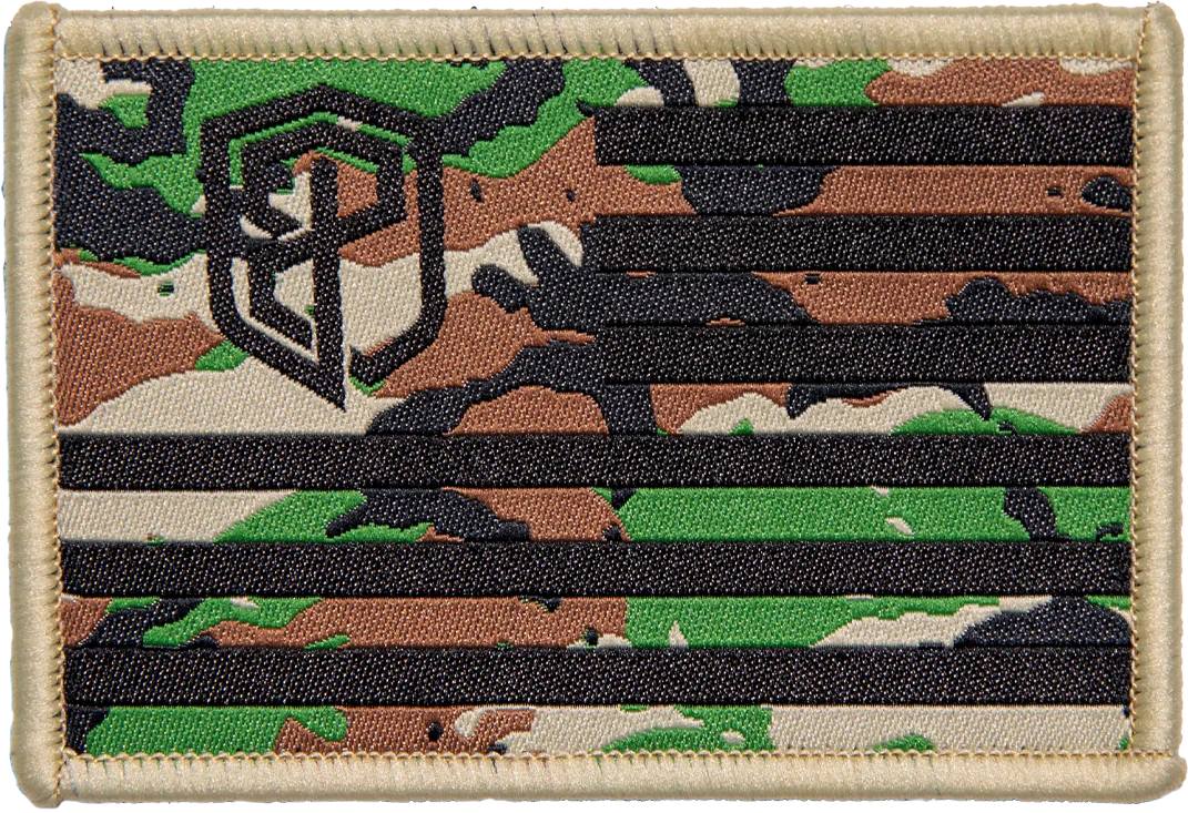 Born Primitive Velcro Flag Patch (Camo)