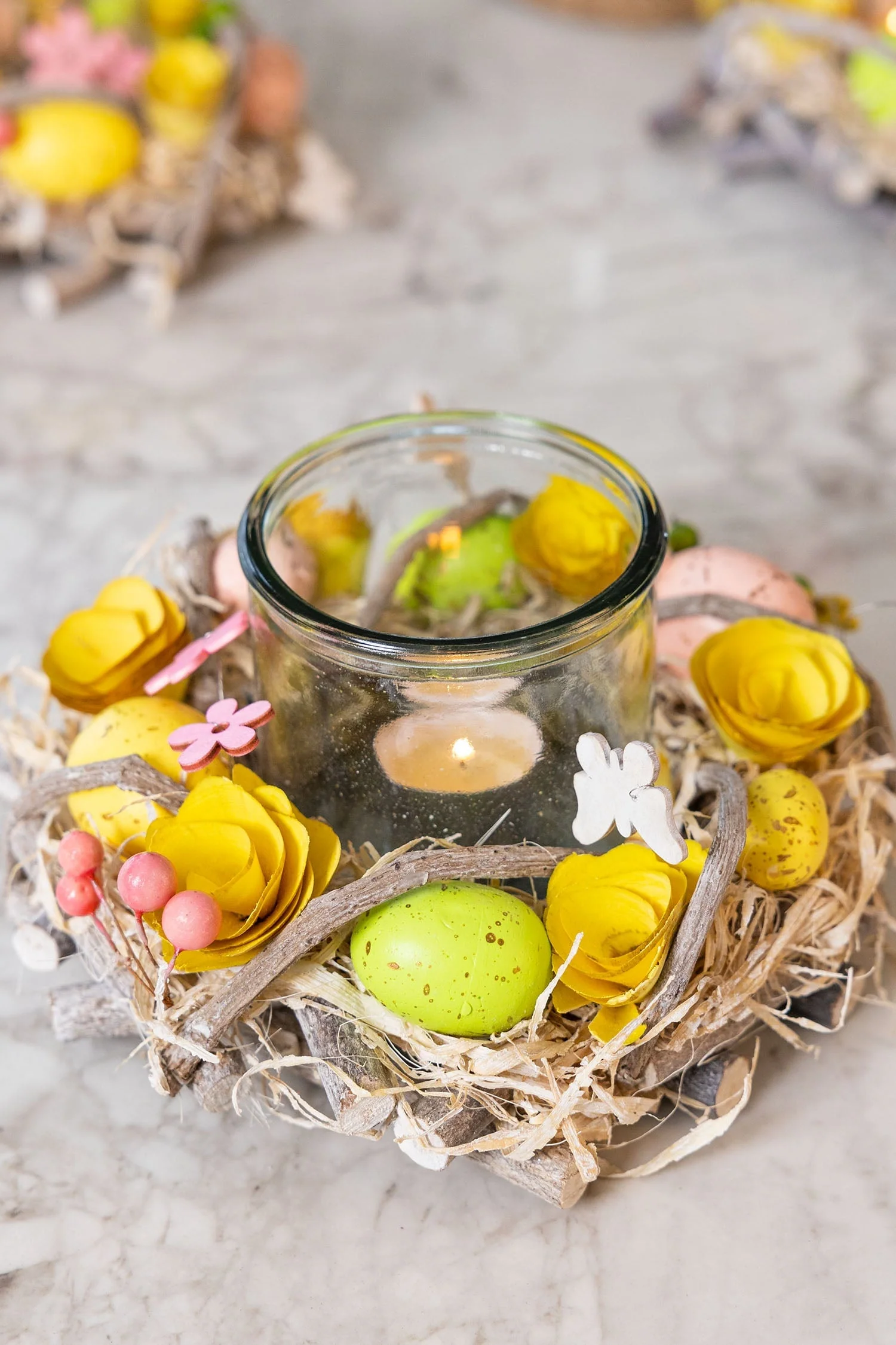 Large Easter Tea Light Holder