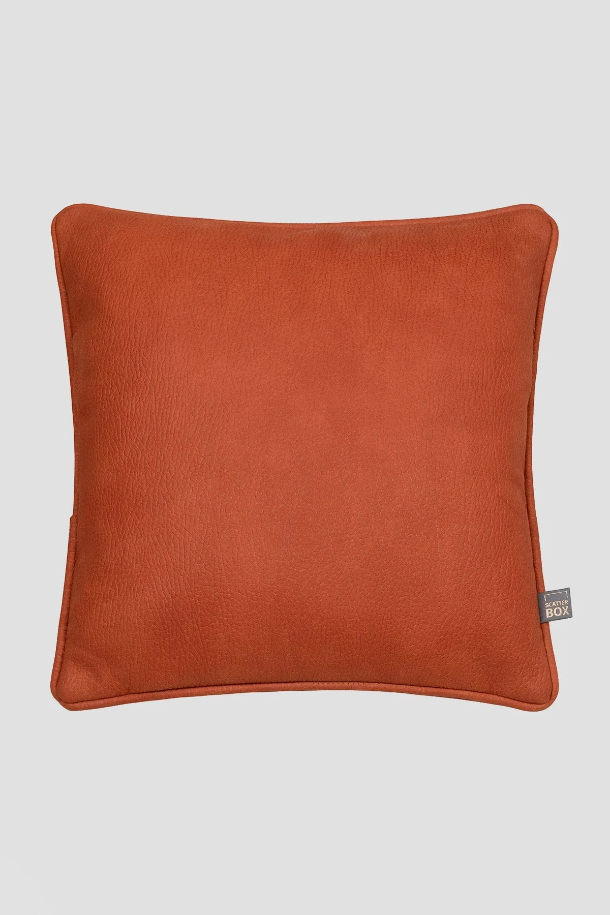 Chloe Orange Textured Cushion