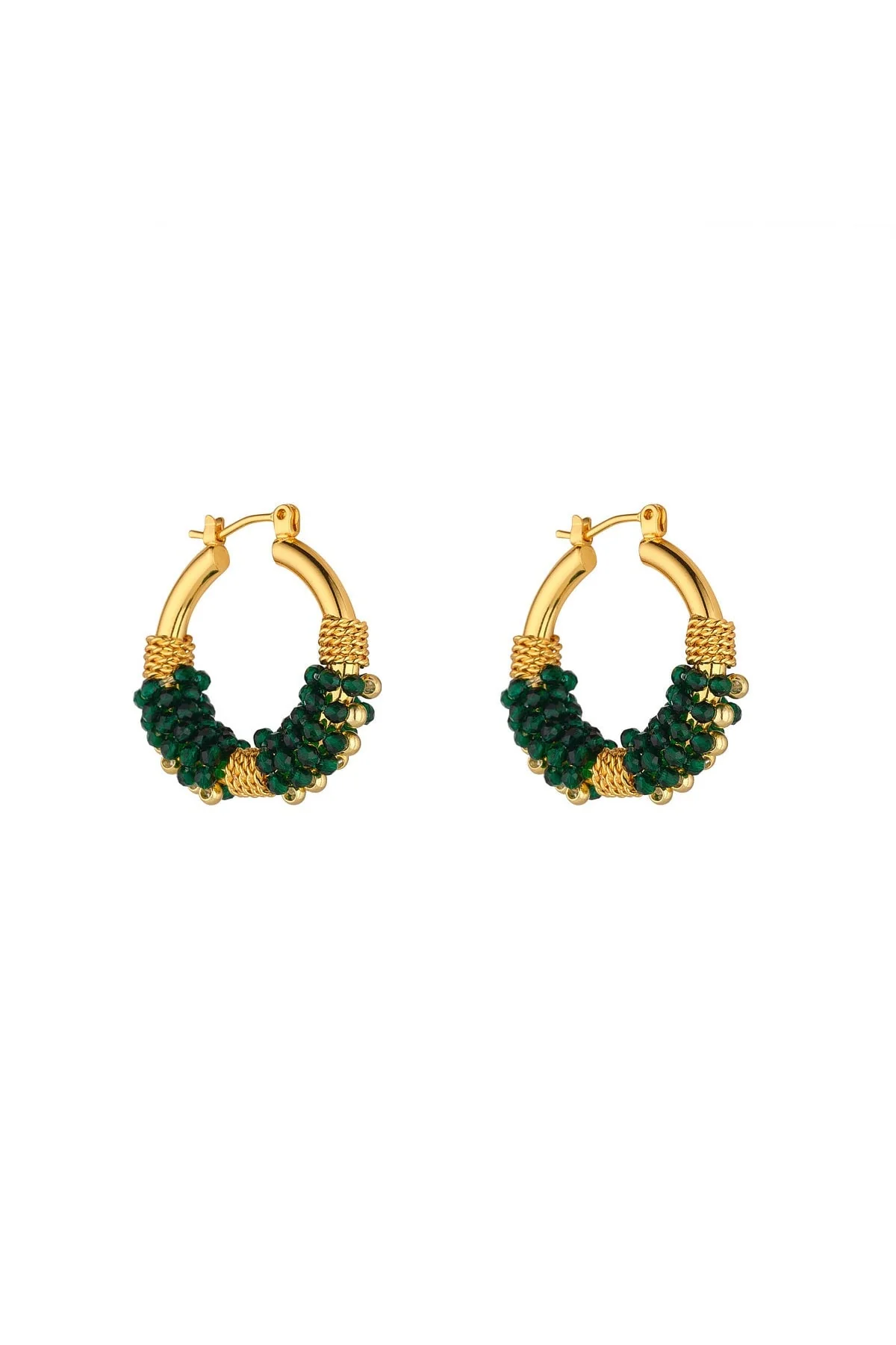 Green Cluster Hoops