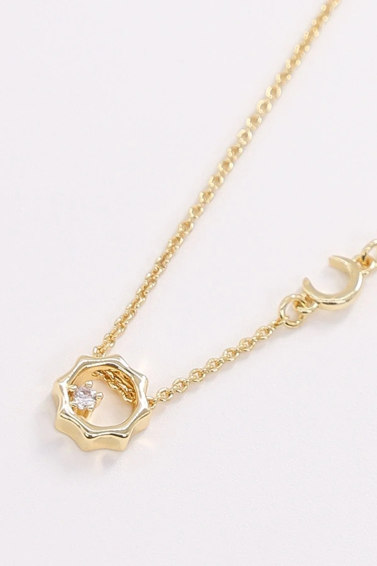 Sun Necklace in Gold