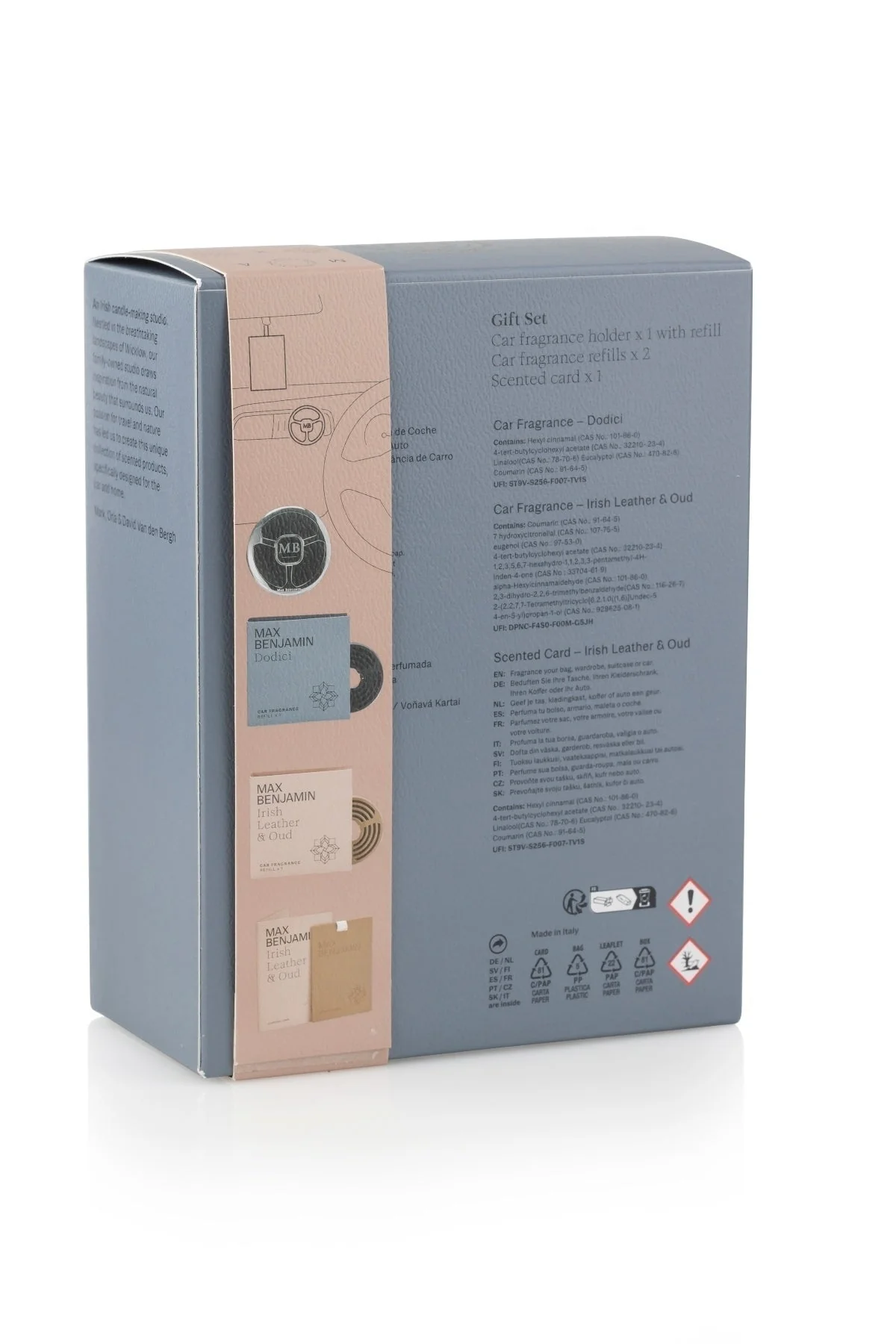 Dodici Luxury Car Fragrance Gift Set