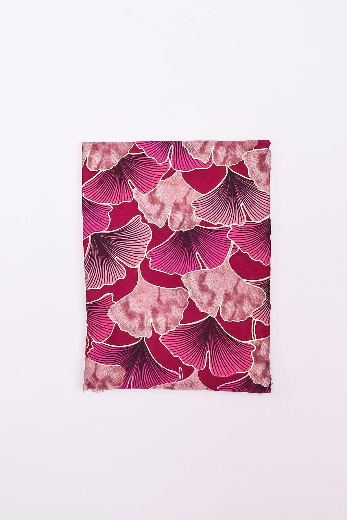 Abstract Floral Scarf in Pink