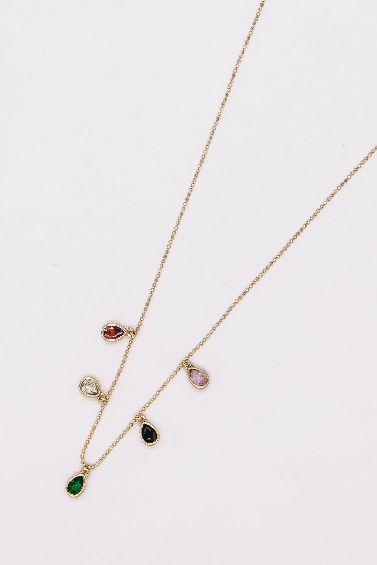Coloured Teardrop Chain
