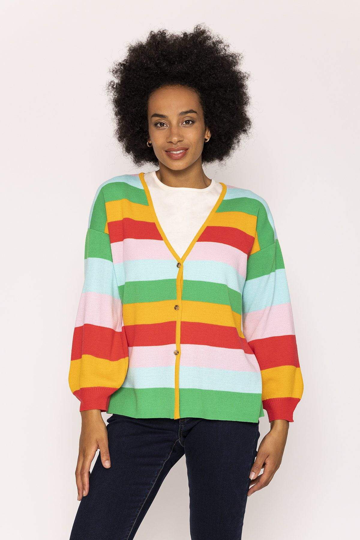 Multi Stripe Cardigan