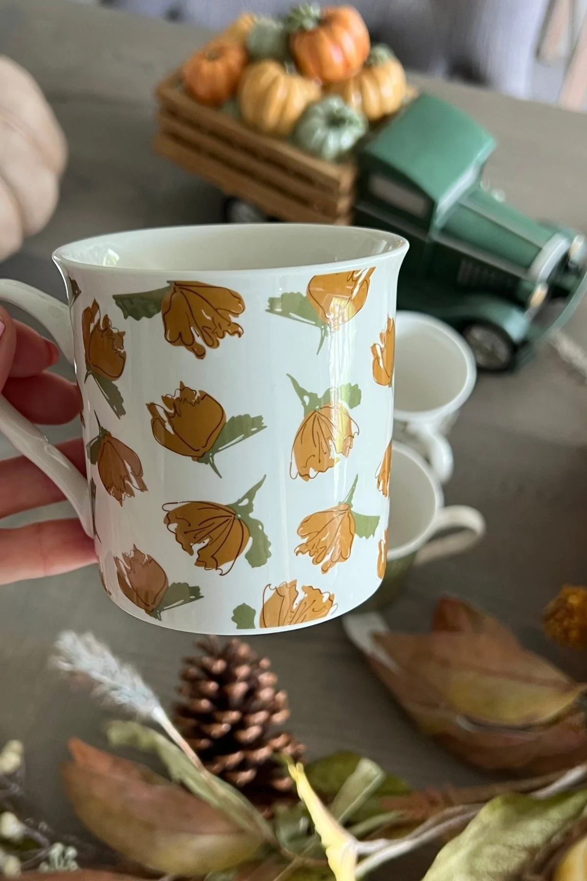 Set Of 4 Autumn Mugs