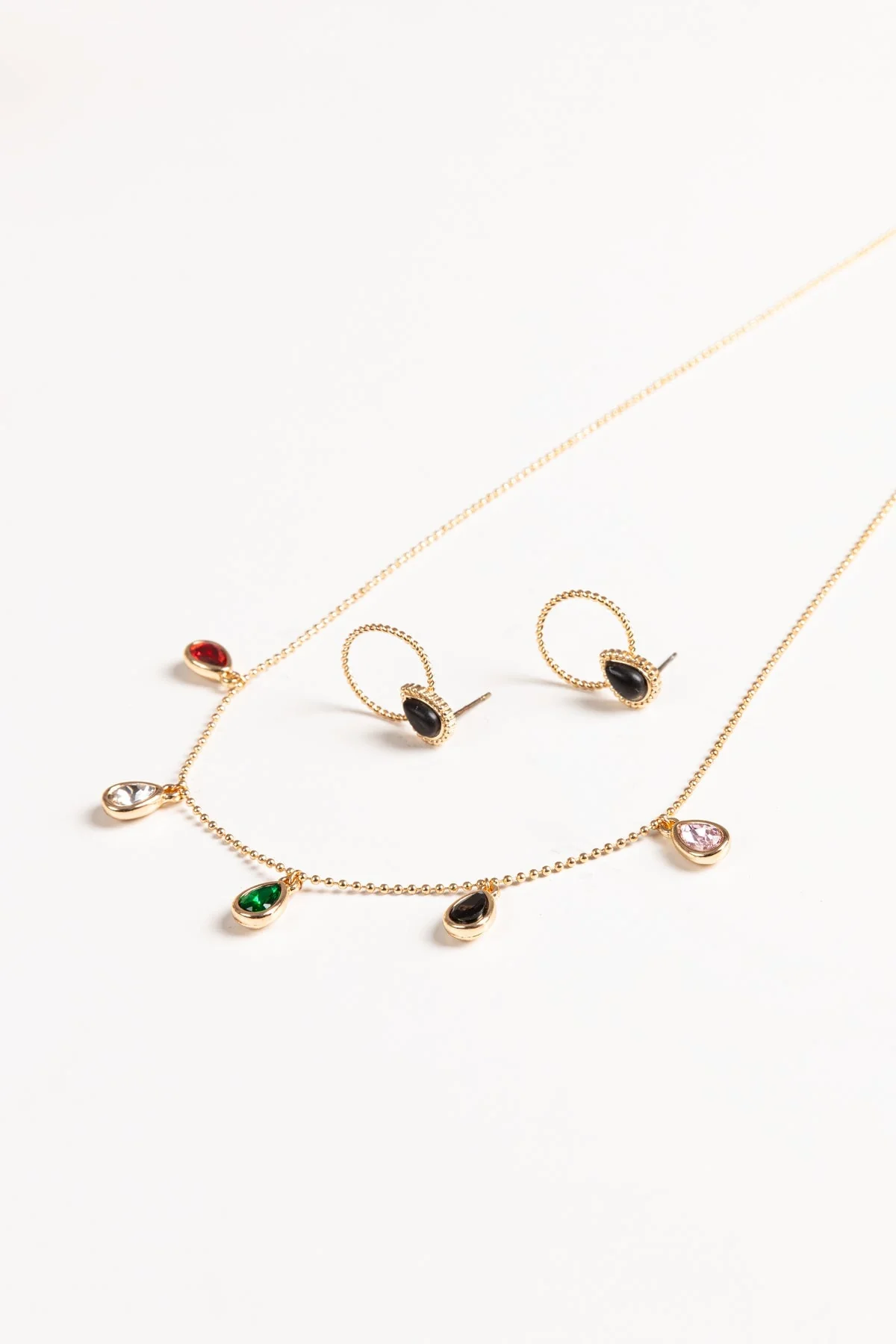 Coloured Teardrop Chain