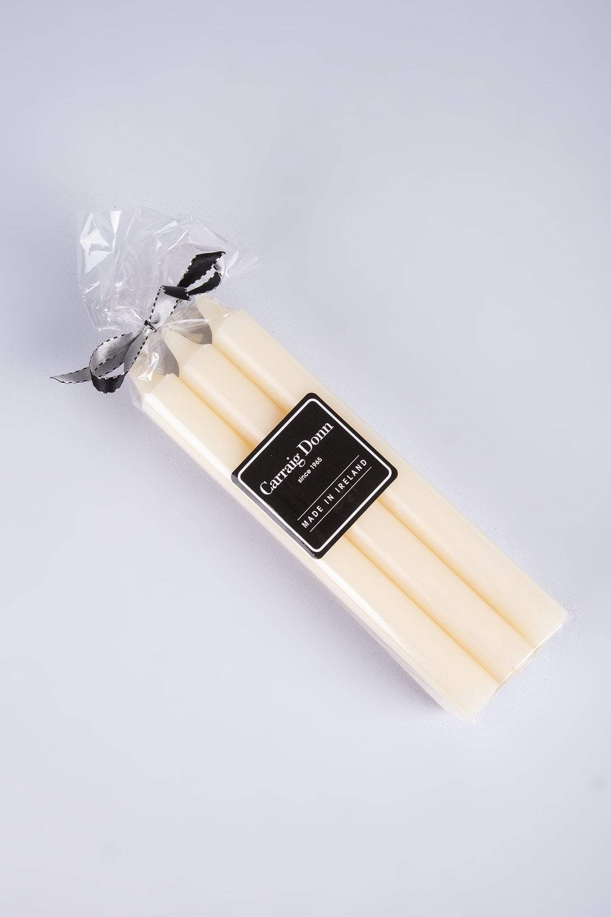 Set of 6 Ivory Dinner Candles