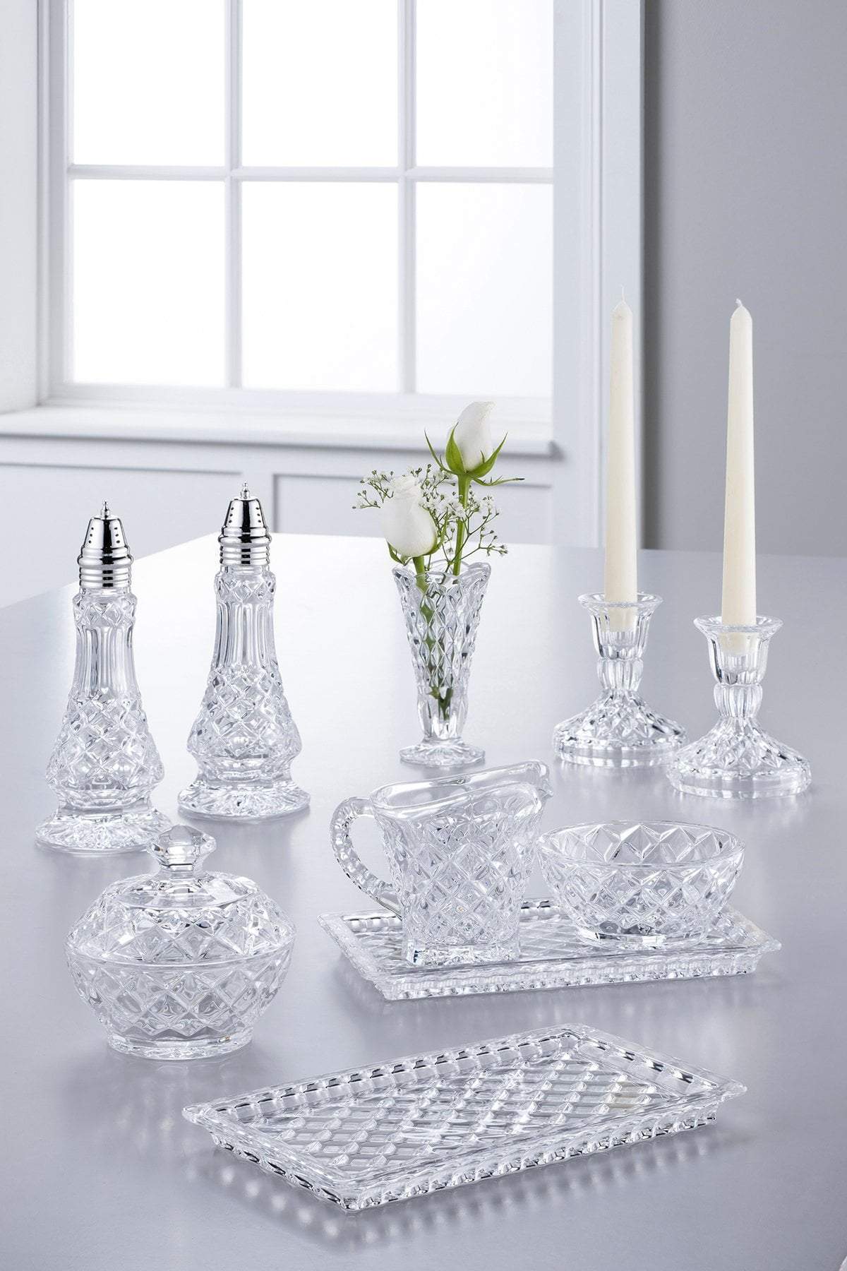 Ashford Glass Salt & Pepper Set