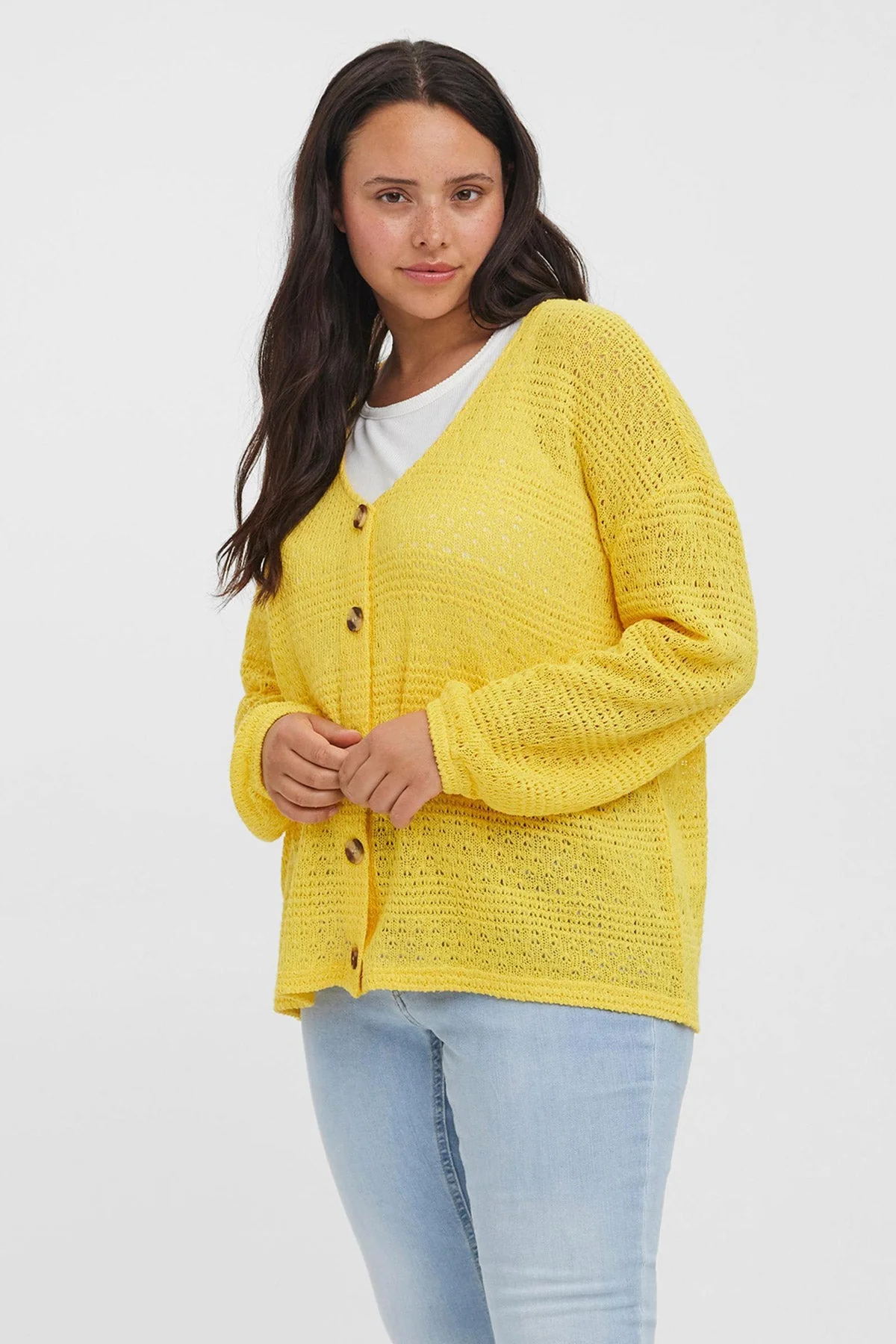 Curve - Whitney Cardigan in Yellow