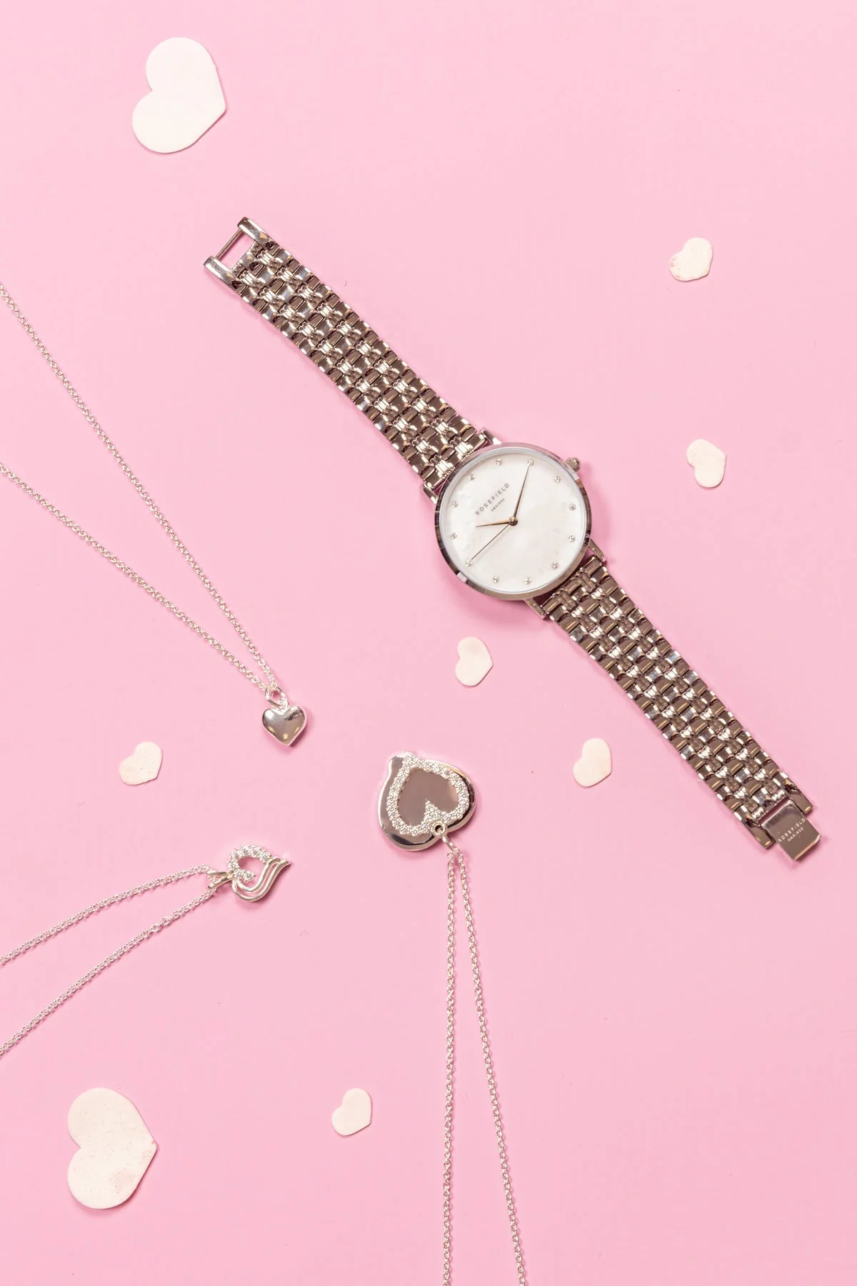 The Upper East Side Silver Watch