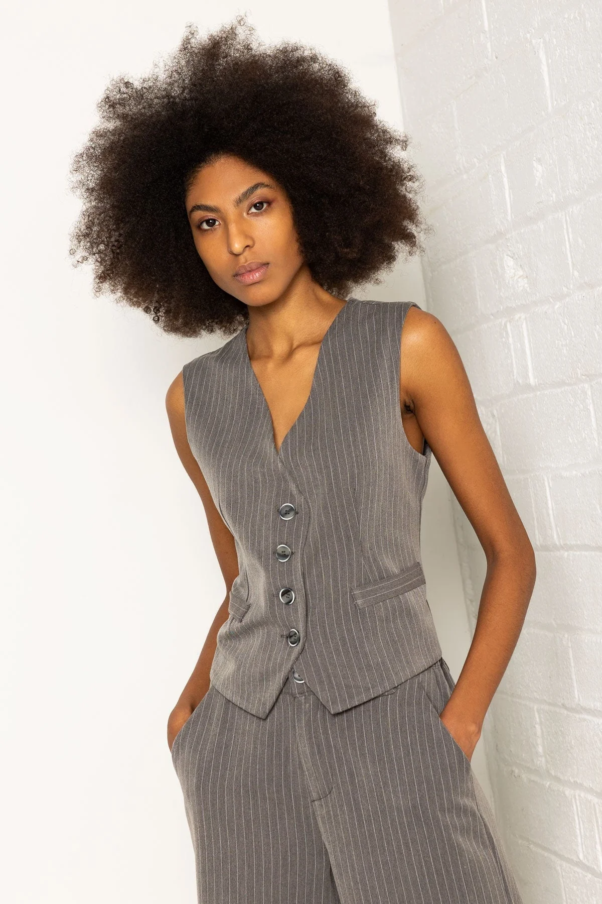 Tailored Waistcoat in Grey