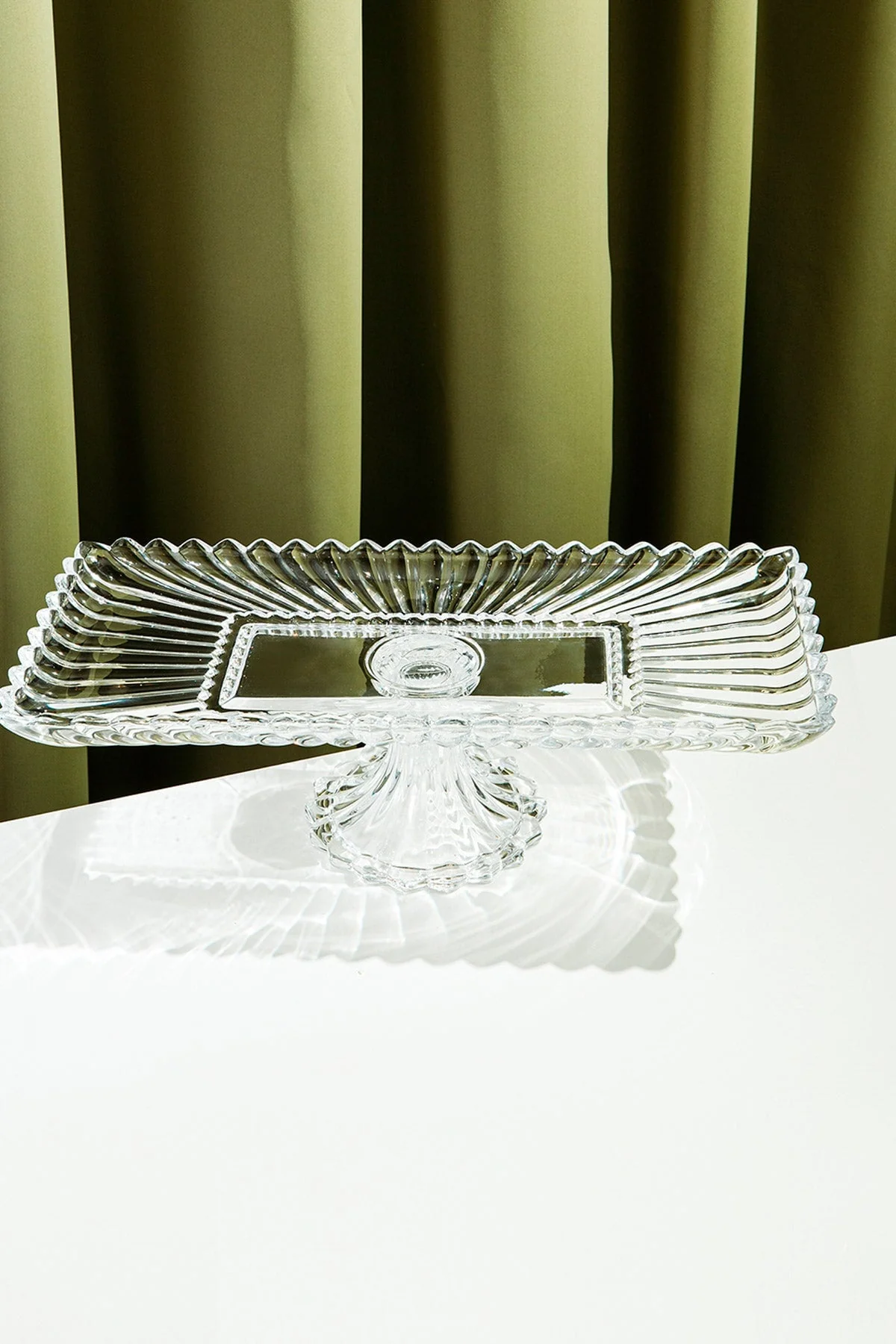 Rectangular Footed Serving Plate