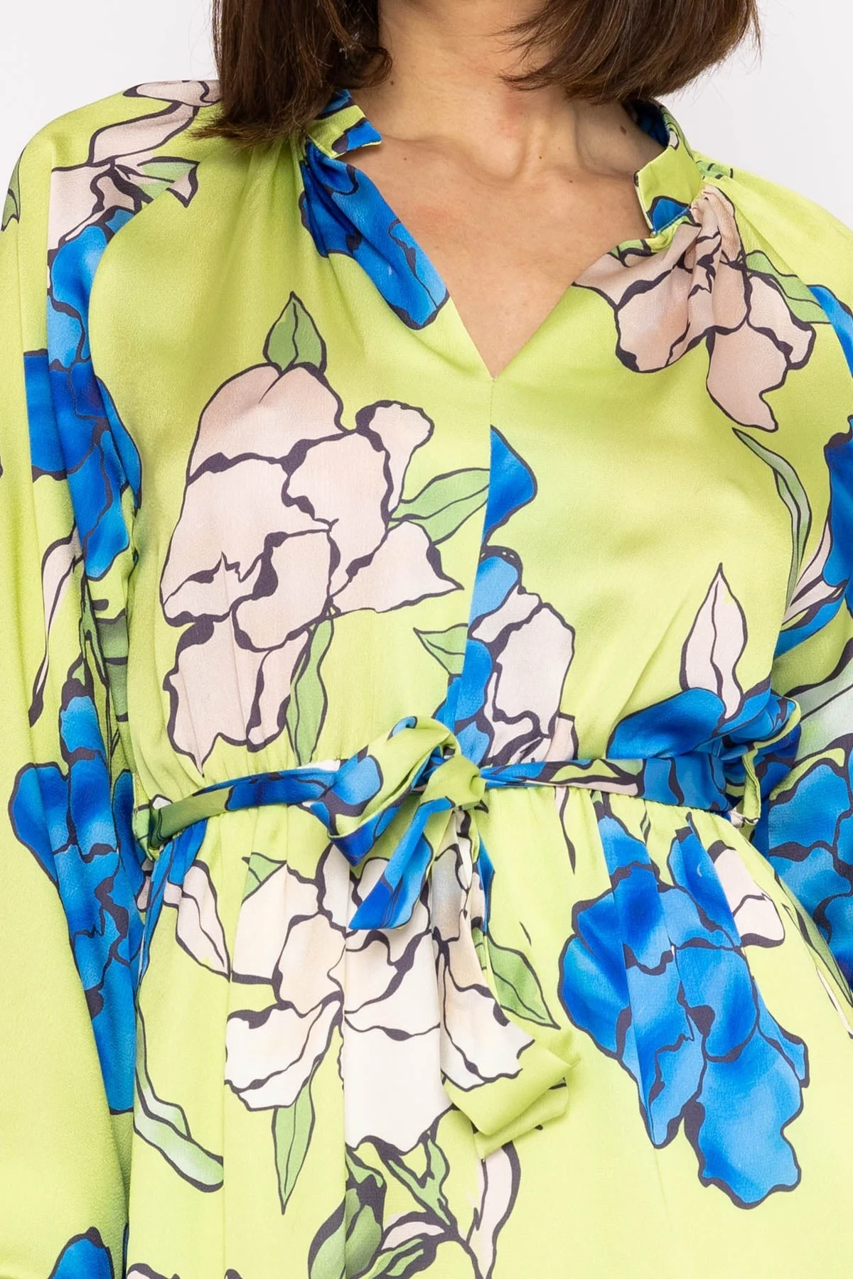 Carolina Green Knee Length Dress