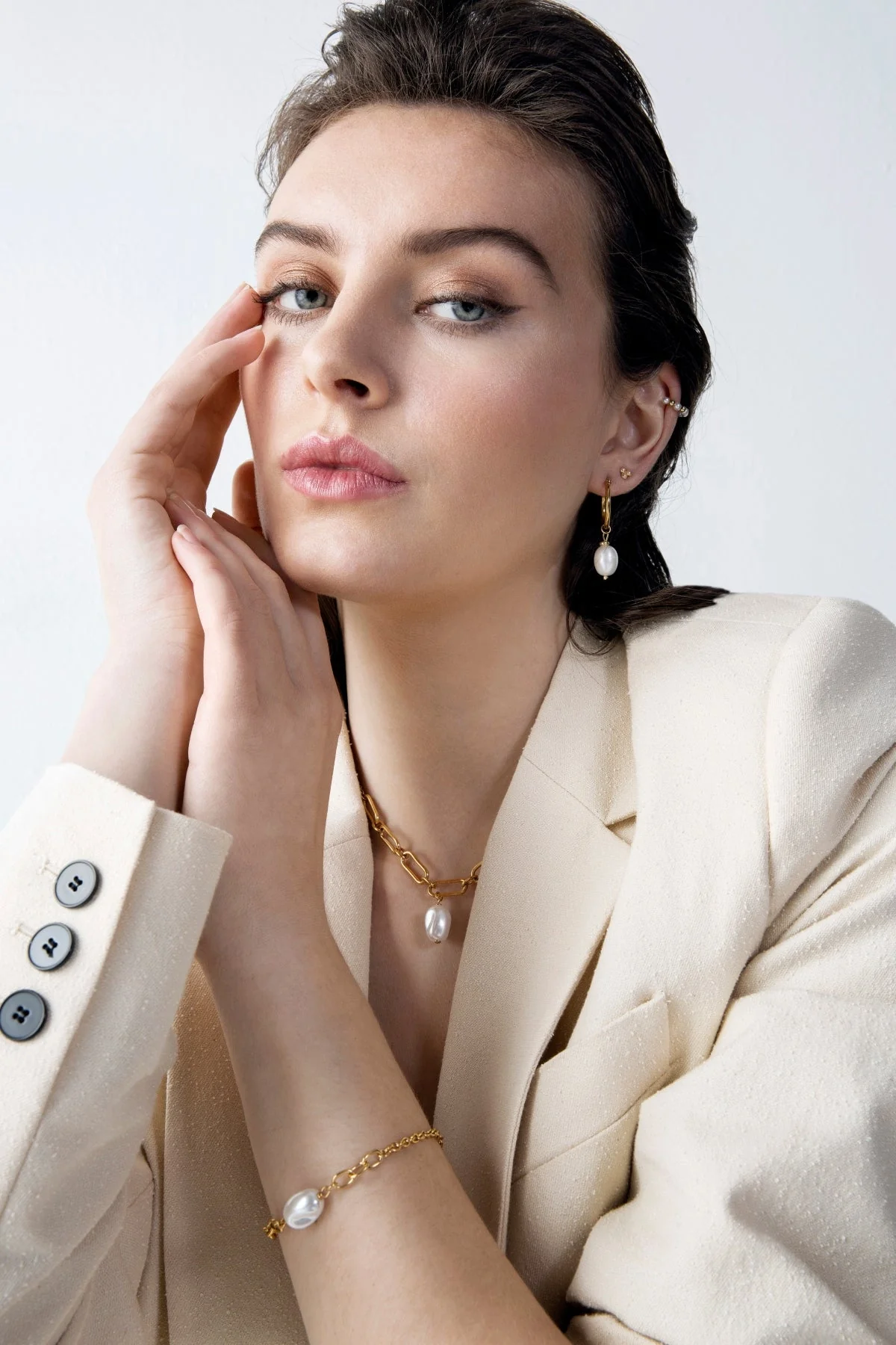 Delilah Necklace in Gold