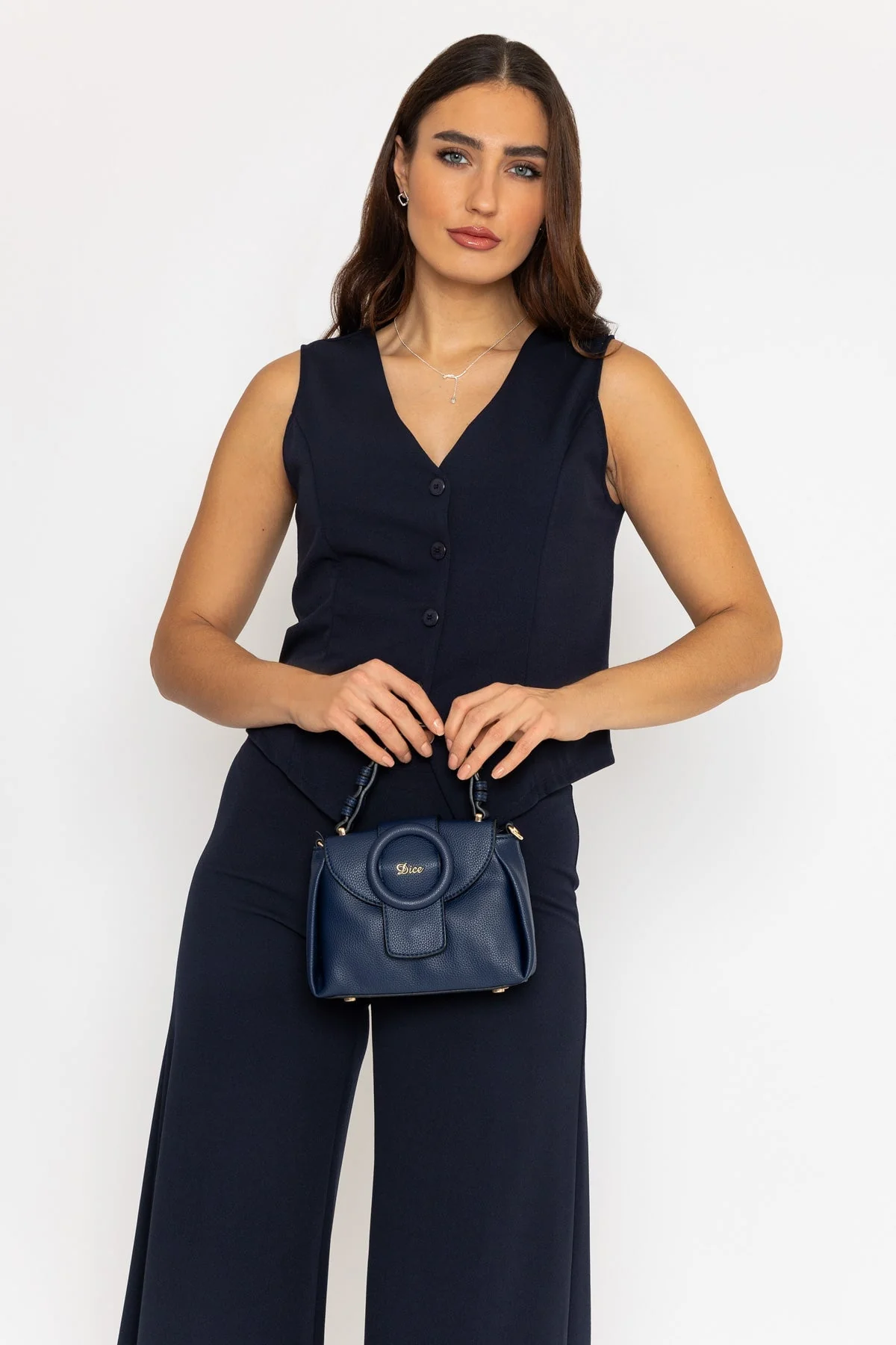 Celia Crossbody Bag in Navy