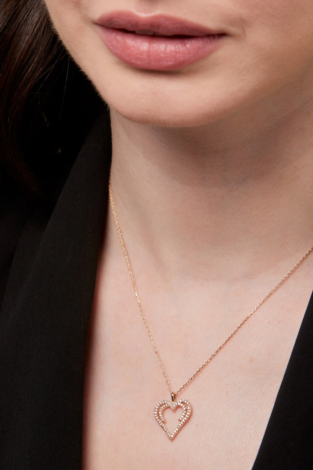 Gold Hidden Heart Necklace